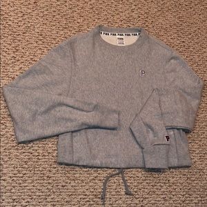 PINK Cropped Sweater